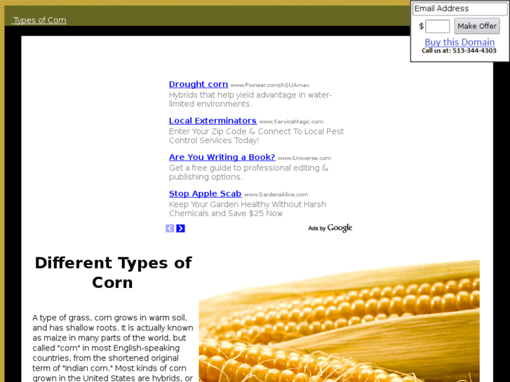 www.typesofcorn.com