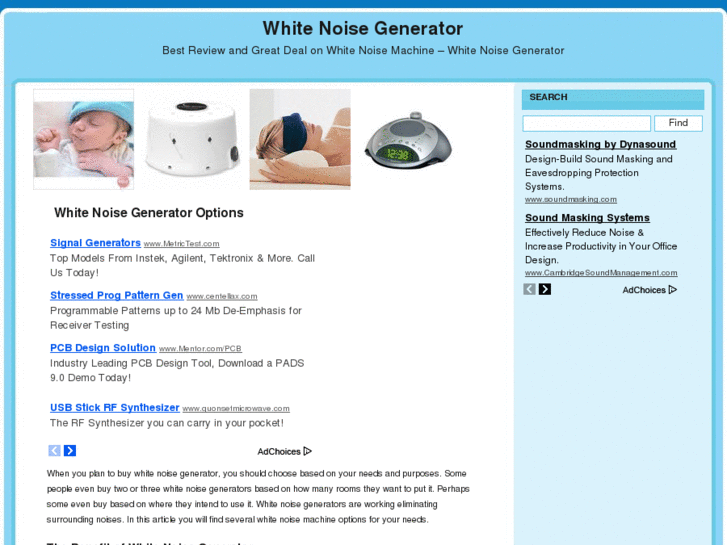 www.whitenoisegenerator.info