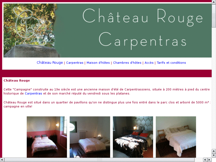 www.chateaurougecarpentras.com