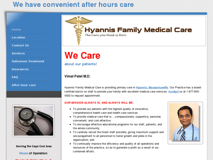 www.hyannisfamilymedicalcare.com