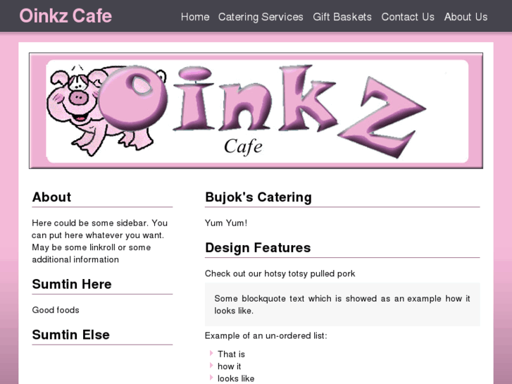 www.oinkzcafe.com