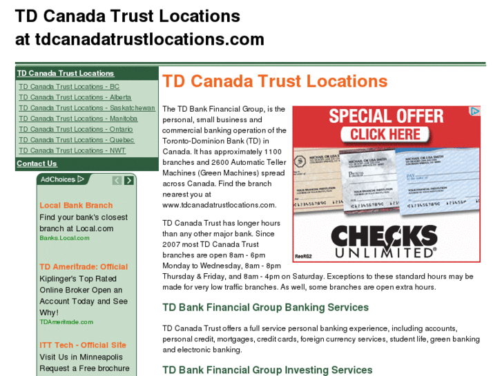 www.tdcanadatrustlocations.com