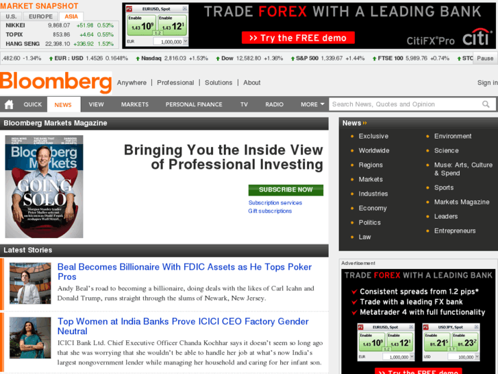 www.bloombergmarkets.com