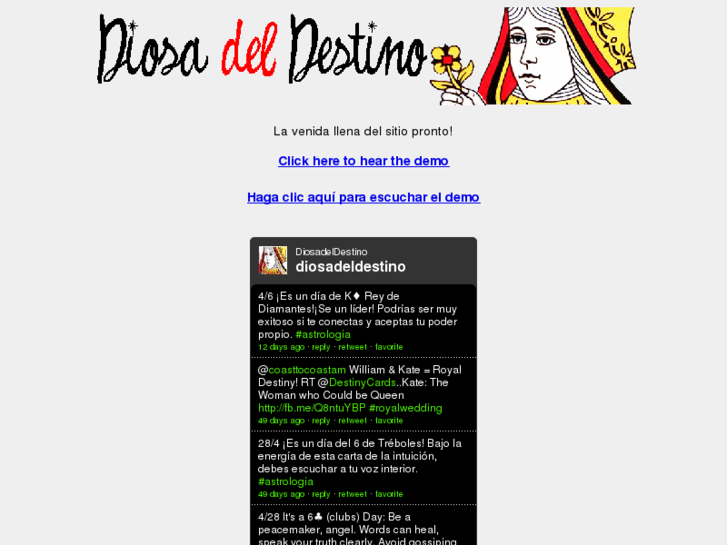 www.diosadeldestino.com