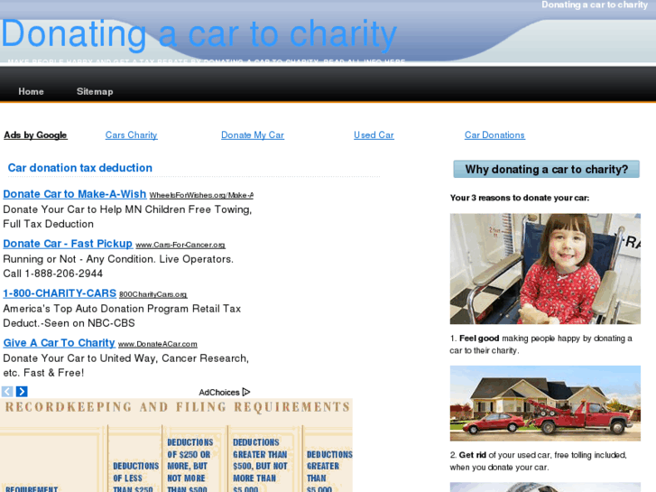 www.donatingacartocharity.com