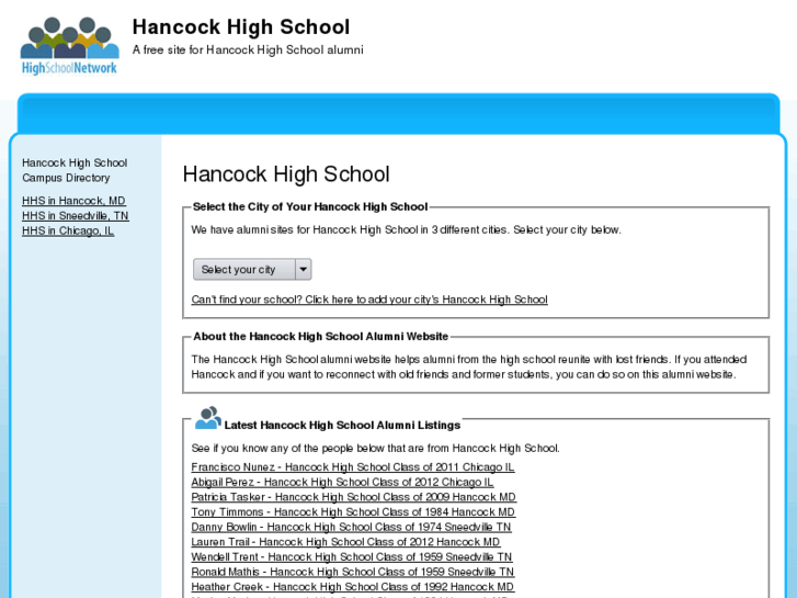 www.hancockhighschool.net