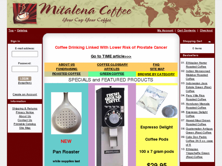 www.mitalenacoffee.com