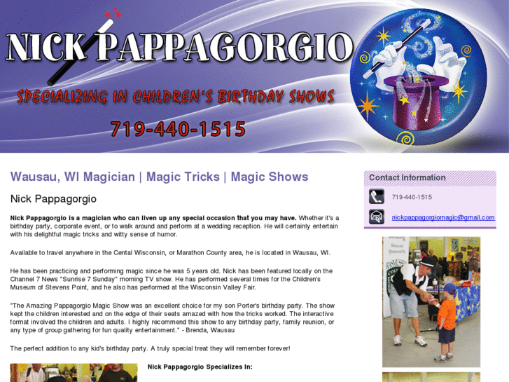 www.nickpappagorgiomagicwausauwisconsin.com