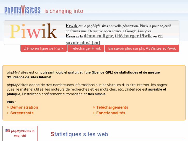 www.phpmyvisites.net