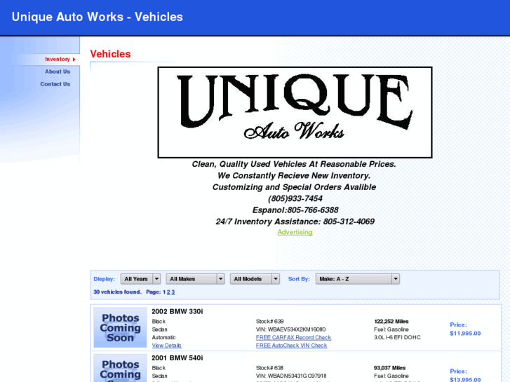 www.youruniqueautosales.com