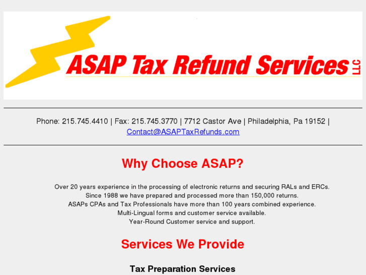 www.asaptaxrefunds.com