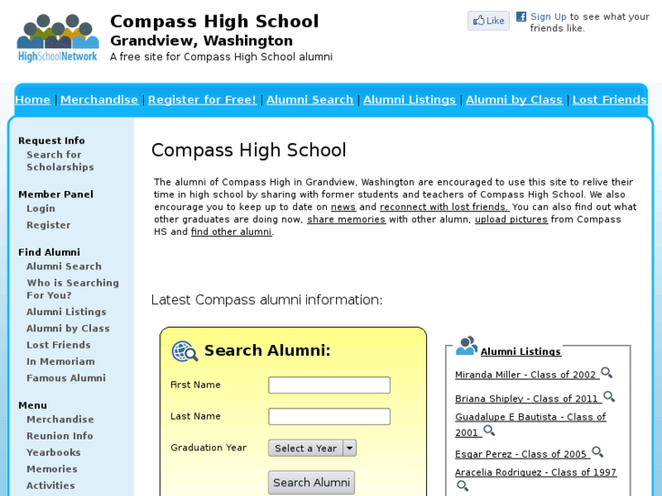 www.compasshighschoolalumni.com