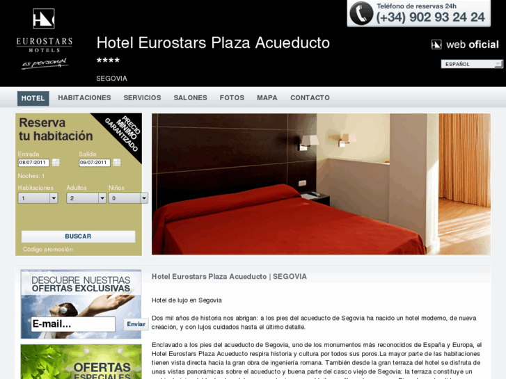 www.eurostarsplazaacueducto.com