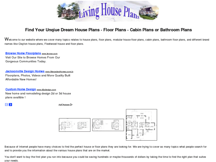 www.livinghouseplans.com