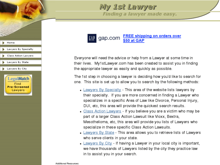 www.my1stlawyer.com