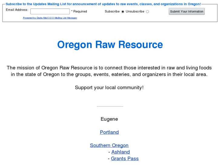 www.oregonrawresource.com