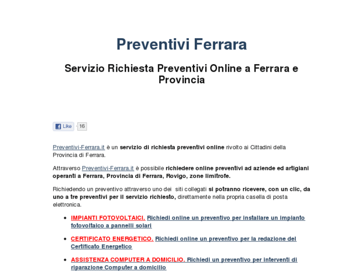 www.preventivi-ferrara.it