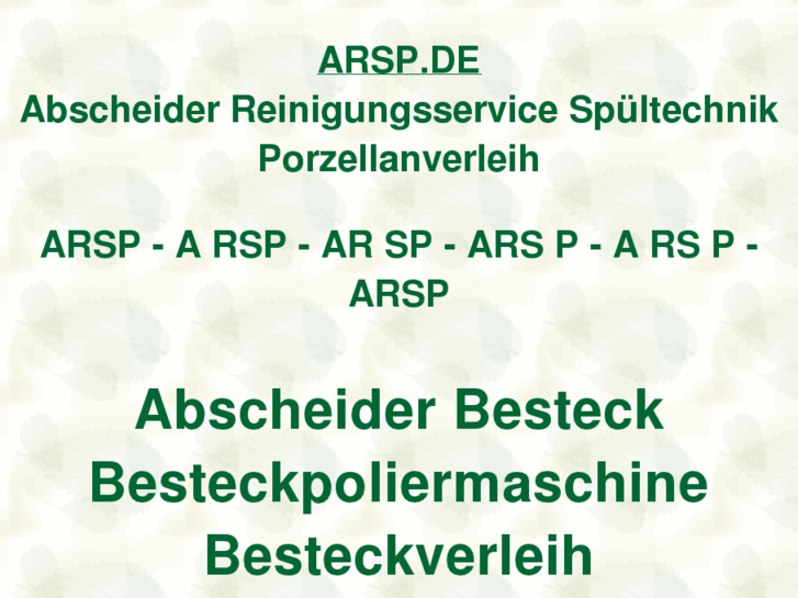 www.arsp.de