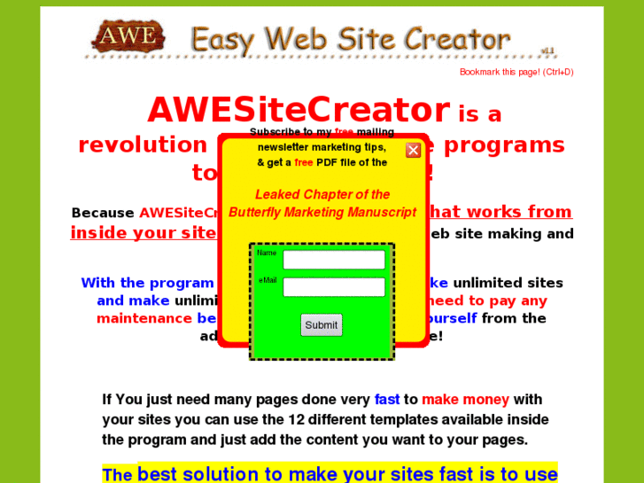 www.awesitecreator.com