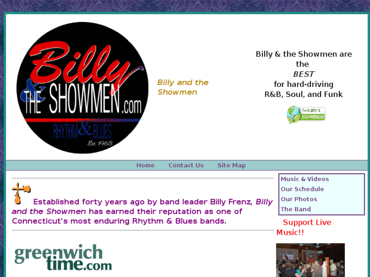 www.billyandtheshowmen.com