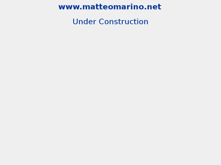 www.matteomarino.net