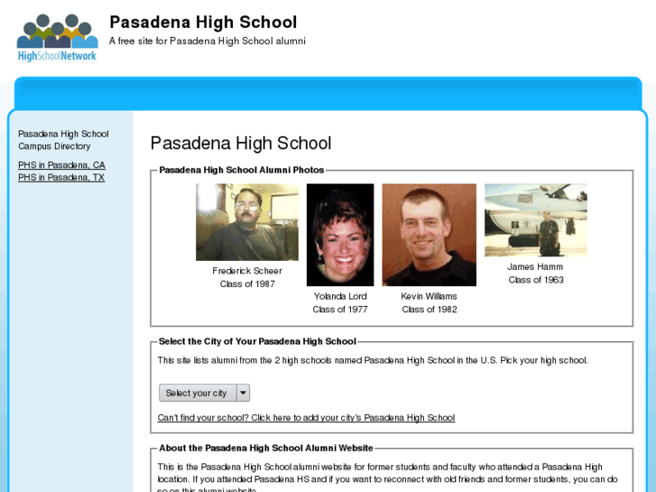 www.pasadenahighschool.net