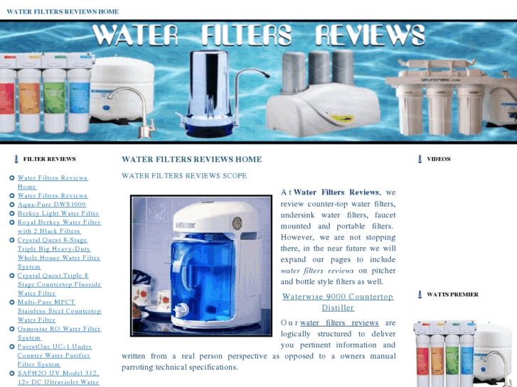 www.water-filters-reviews.net