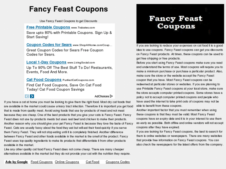 www.fancyfeastcoupons.net