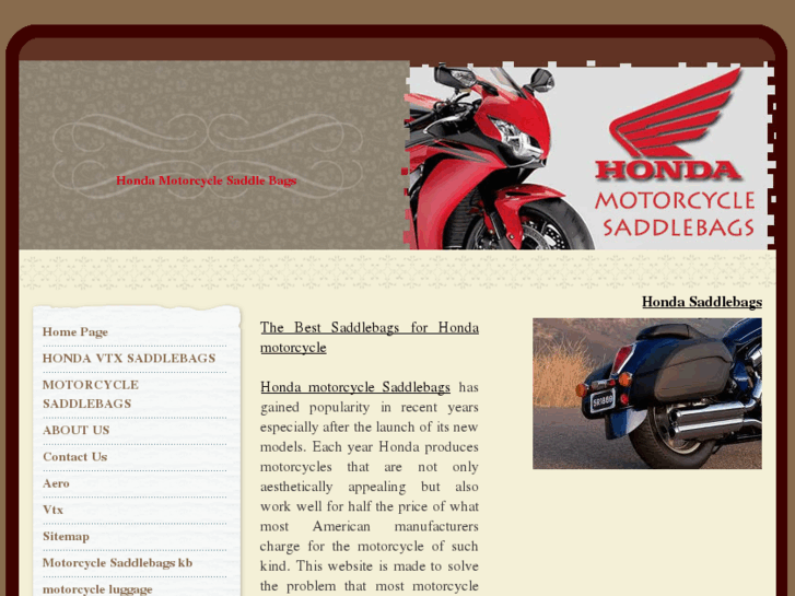 www.hondamotorcyclesaddlebags.com