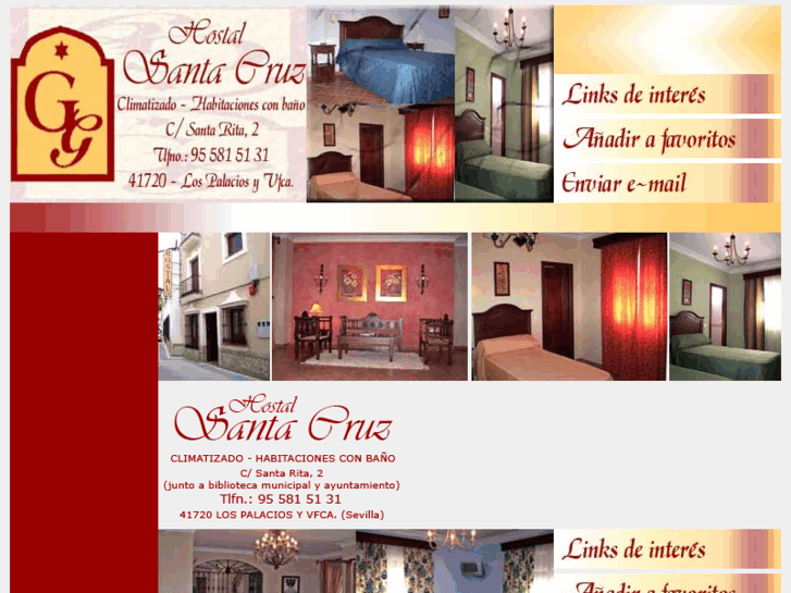 www.hostalsantacruz.net