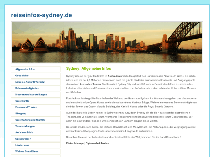 www.reiseinfos-sydney.de