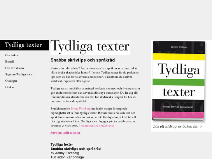 www.tydligatexter.se