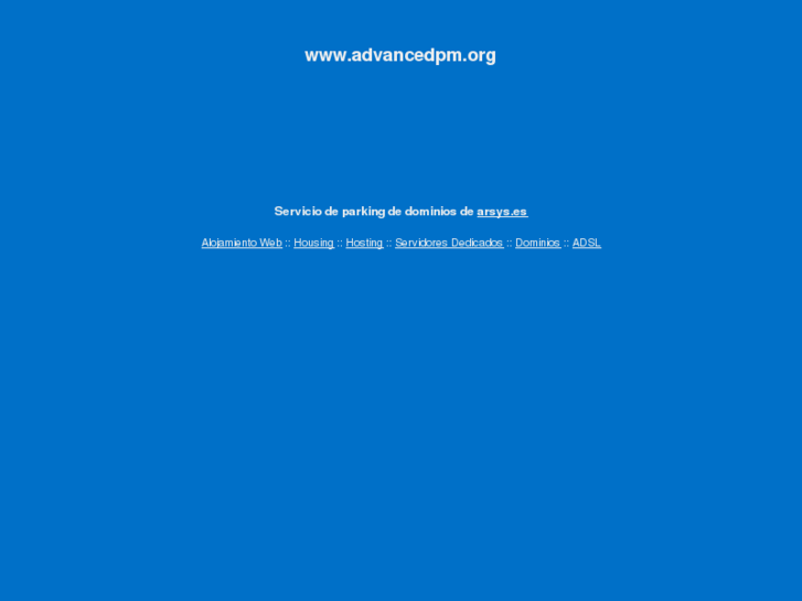 www.advancedpm.org