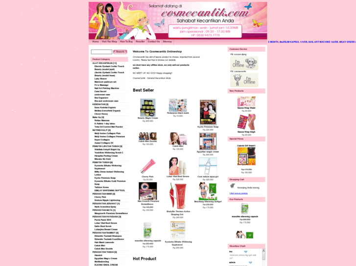 www.cosmecantik.com