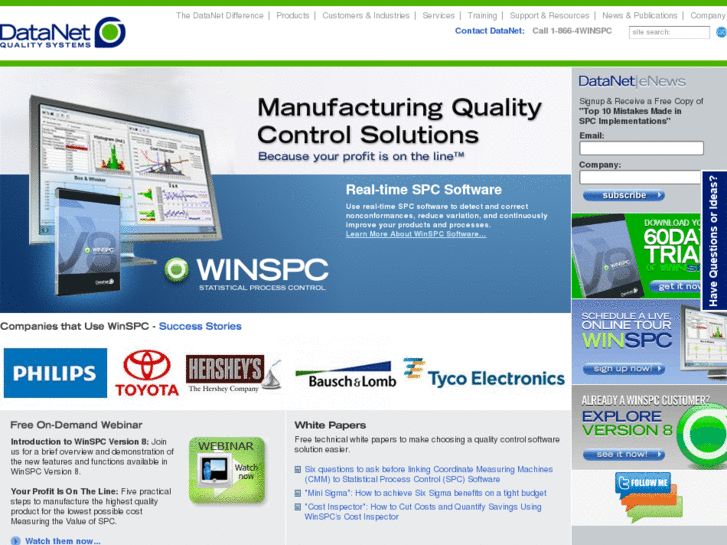 www.datanetqualitysys.com