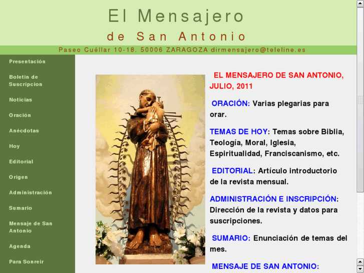 www.elmensajerodesanantonio.es