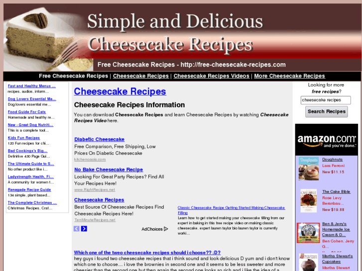 www.free-cheesecake-recipes.com