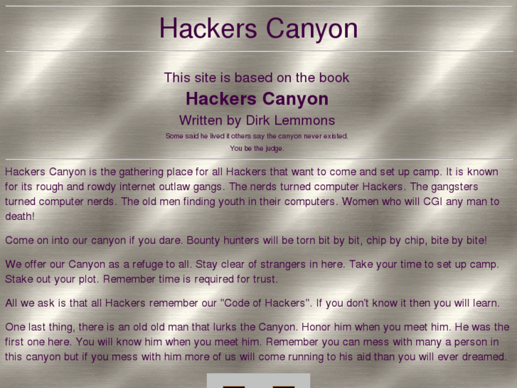 www.hackerscanyon.net