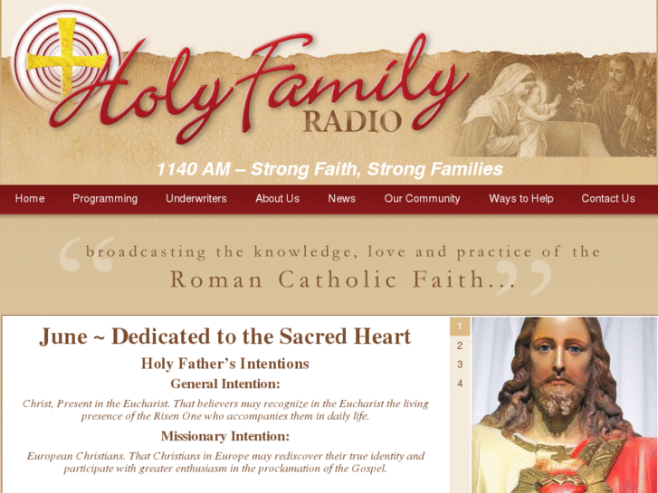 www.holyfamilyradio.net