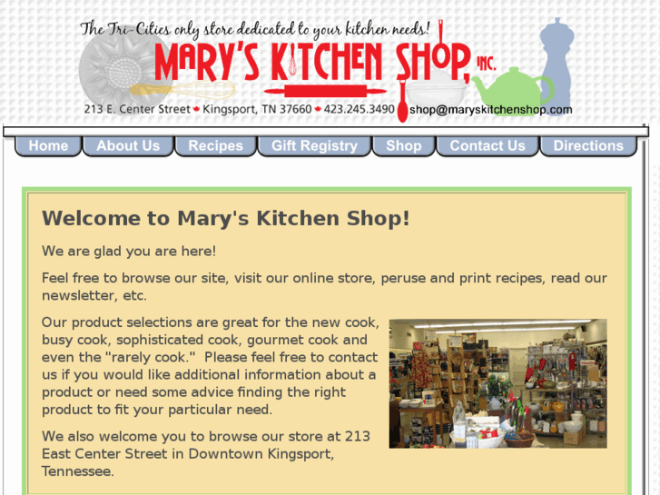 www.maryskitchenshop.com