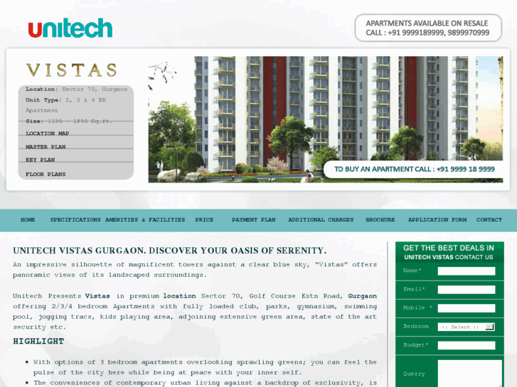 www.unitech-vistas-gurgaon.com