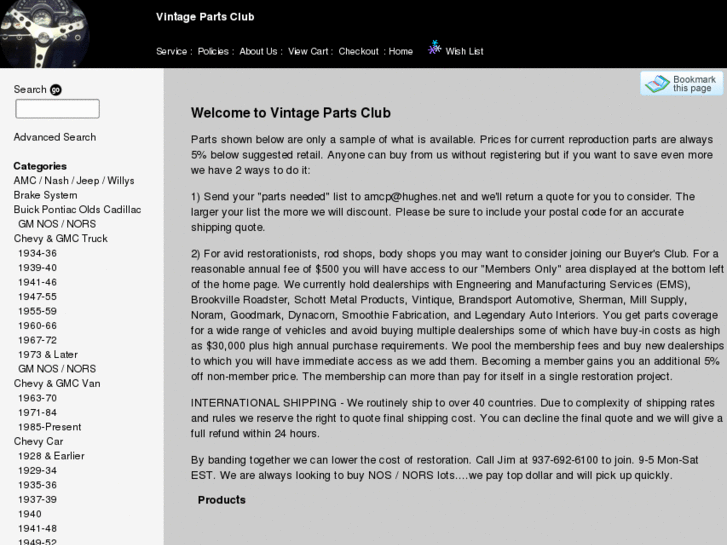 www.vintagepartsclub.com