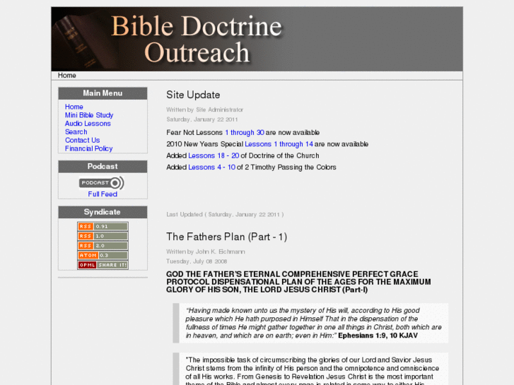 www.bibledoctrineoutreach.org
