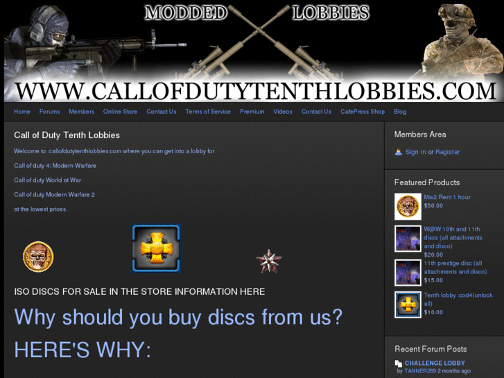 www.callofdutytenthlobbies.com