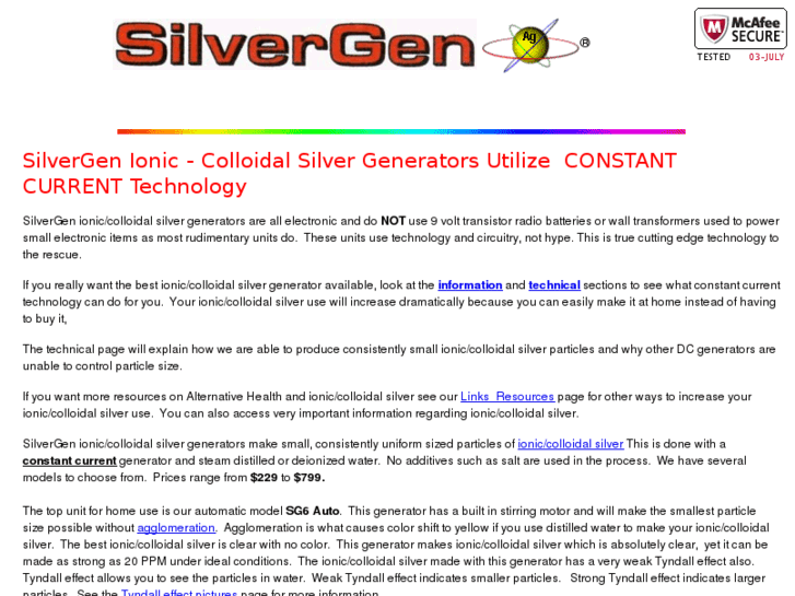 www.colloidalsilvergenerator.com