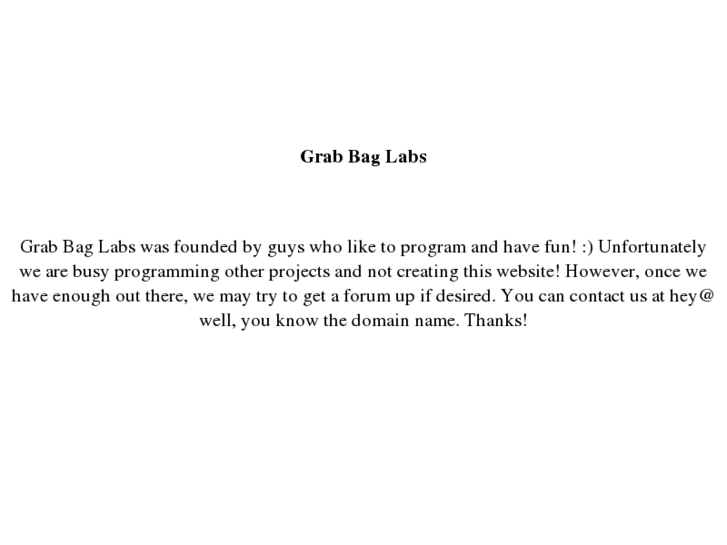 www.grabbaglabs.com
