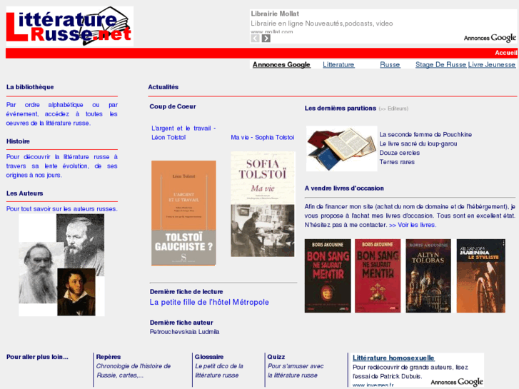 www.litteraturerusse.net