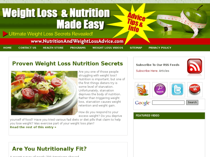 www.nutritionandweightlossadvice.com