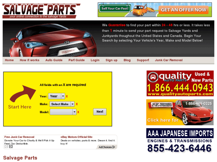 www.salvageparts.biz