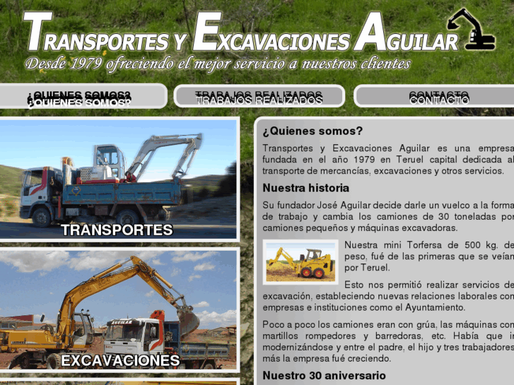 www.transportesyexcavacionesaguilar.es